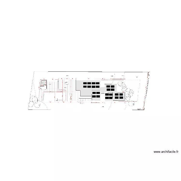 CODRON - IMPLANTATION PANNEAUX SOLAIRE. Plan de CODRON - IMPLANTATION PANNEAUX SOLAIRE. Plan de
