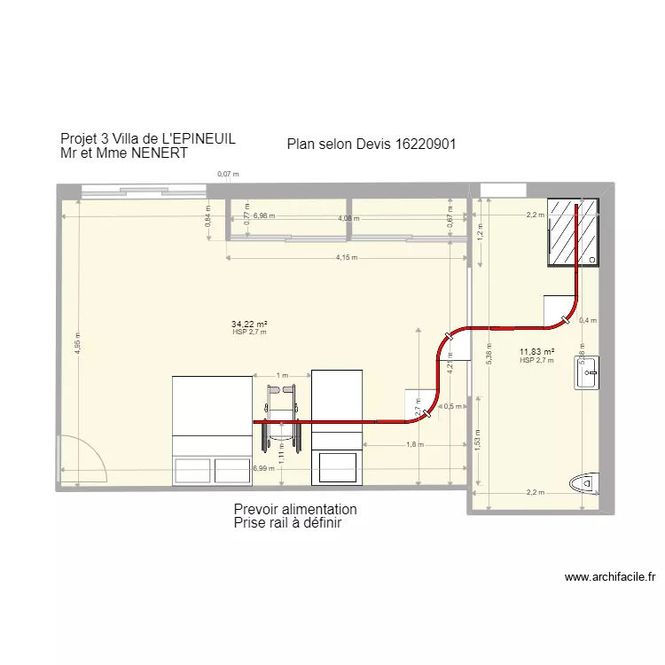 NENERT projet 3. Plan de 