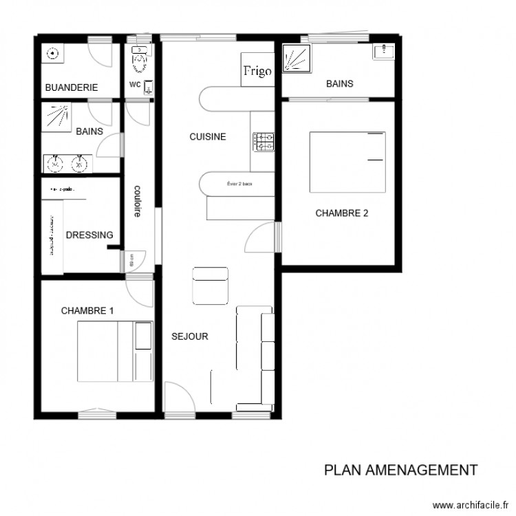 EUPHREM. Plan de 0 pièce et 0 m2