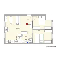 apartamendua poteau eaux us&eacute;es sans d&eacute;barras version 3 placo sur murs