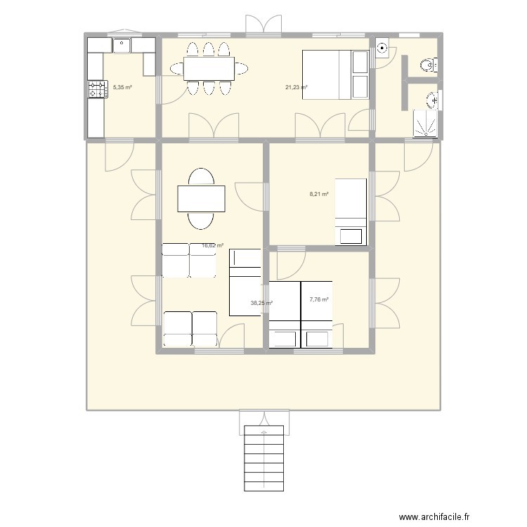 Maison Bord de mer. Plan de 0 pièce et 0 m2
