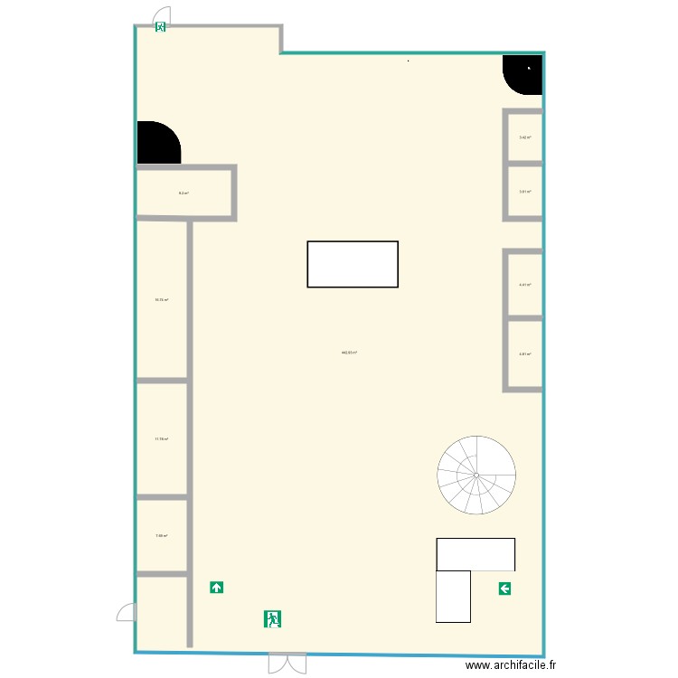 PLAN MAGASIN test. Plan de 0 pièce et 0 m2