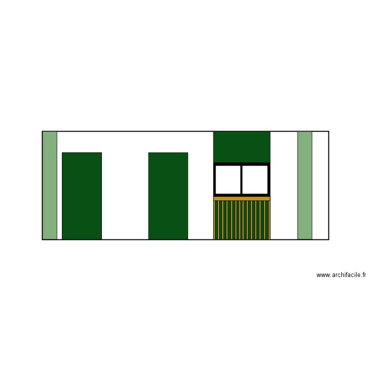 FACADE LAB NANCY. Plan de 1 pièce et 17 m2