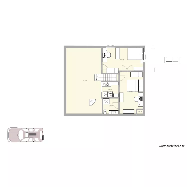 Maison v2. Plan de 