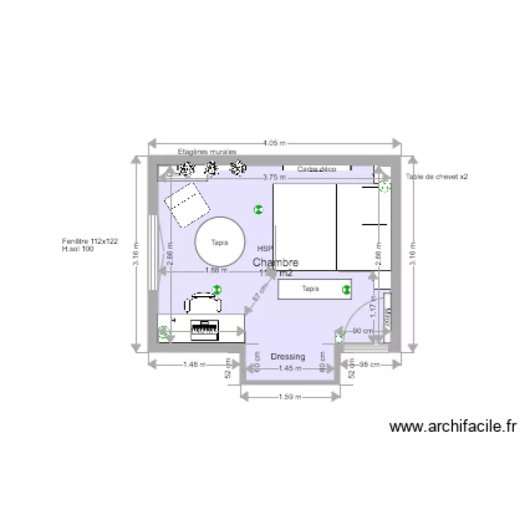 LAURA LOU V1. Plan de 