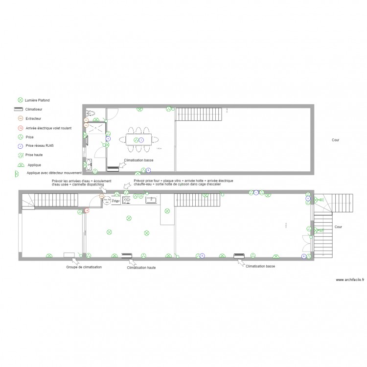 RDC Apt 1er étage v5. Plan de 0 pièce et 0 m2