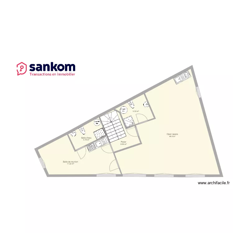 RDC 1  M Geoffroy. Plan de 