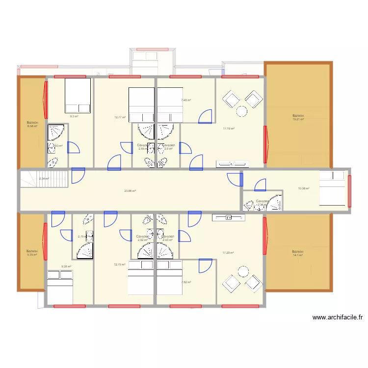 Mobile Hotel. Plan de Mobile Hotel. Plan de