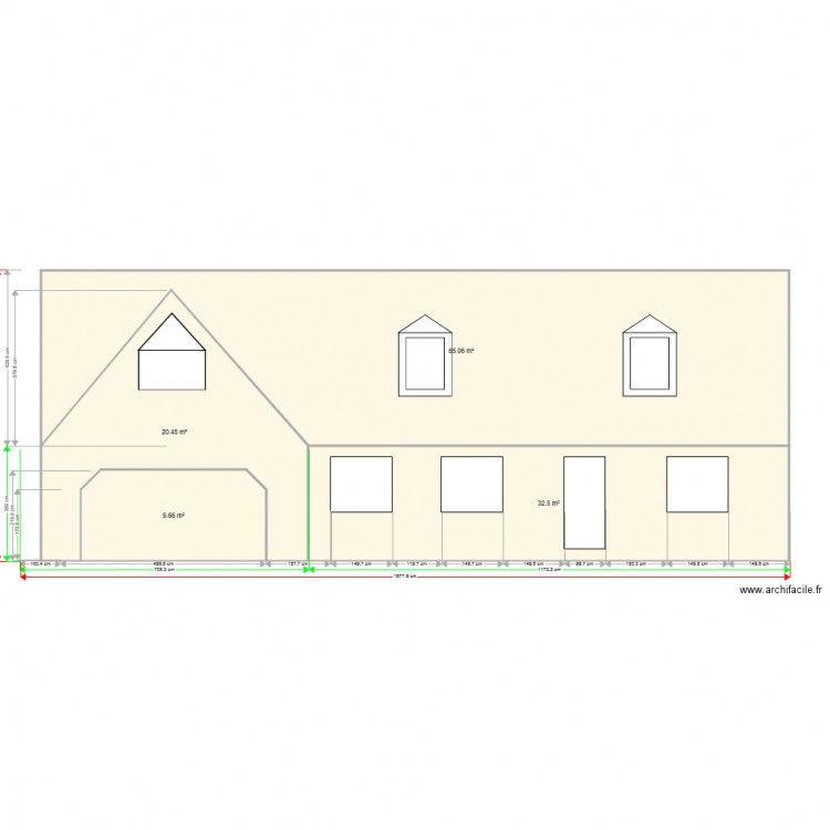 facade alain apr travaux 2. Plan de 0 pièce et 0 m2