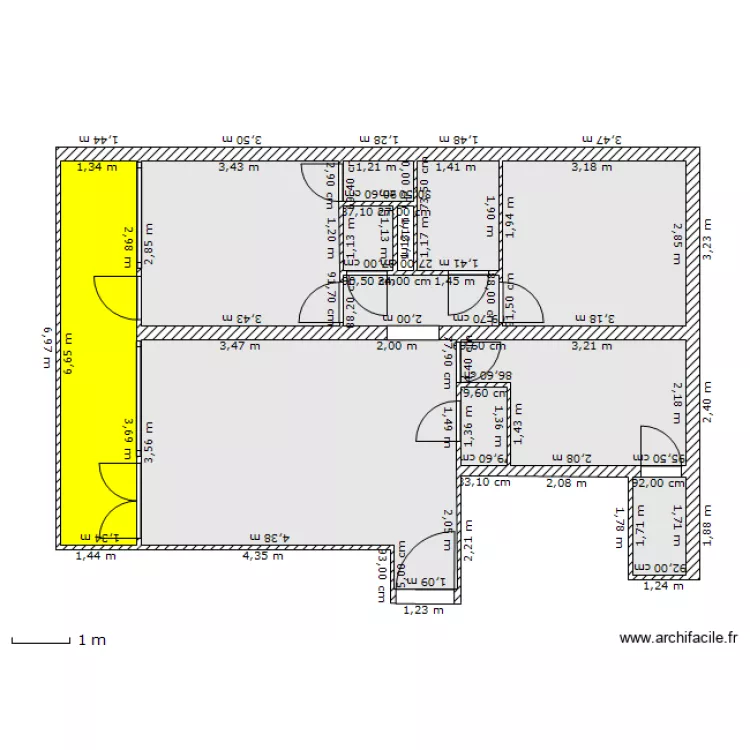 T3 Bat G3 2eme Etage. Plan de T3 Bat G3 2eme Etage. Plan de