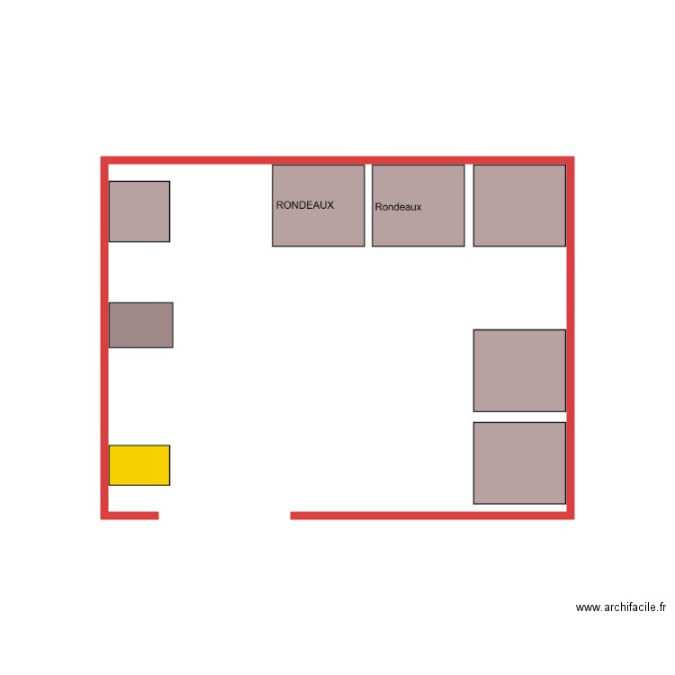 plan local vaisselle propre. Plan de 0 pièce et 0 m2