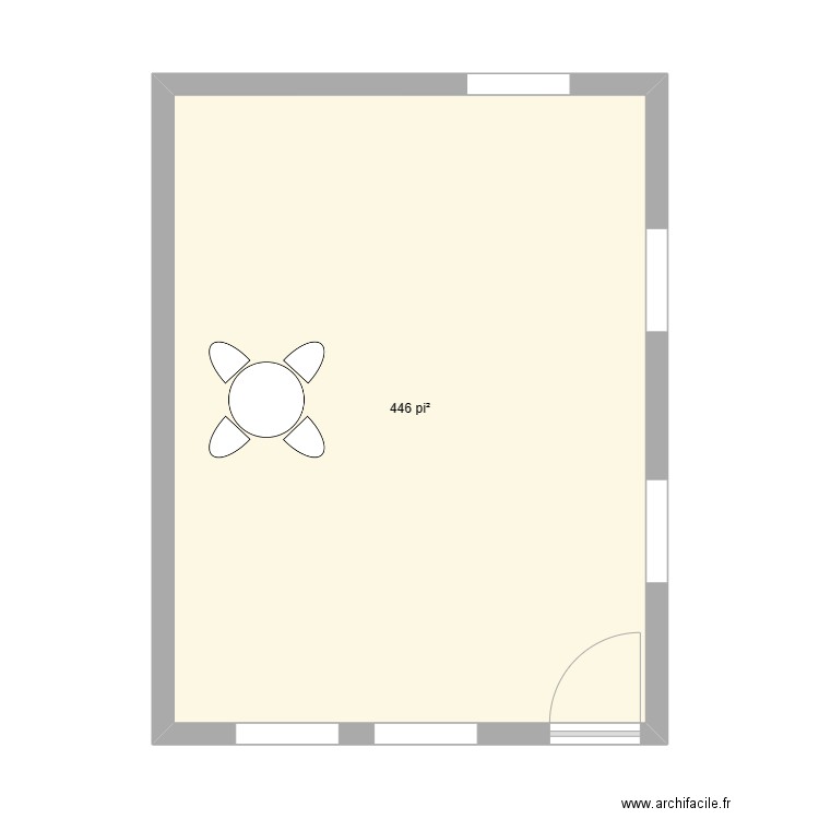 Esquisse. Plan de 0 pièce et 0 m2