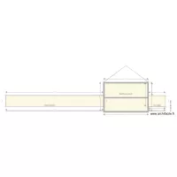 PLAN DE COUPE LONGITUDINAL 3D EXISTANT