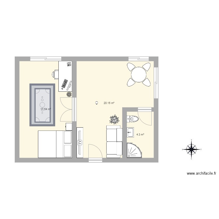 .... Plan de 0 pièce et 0 m2