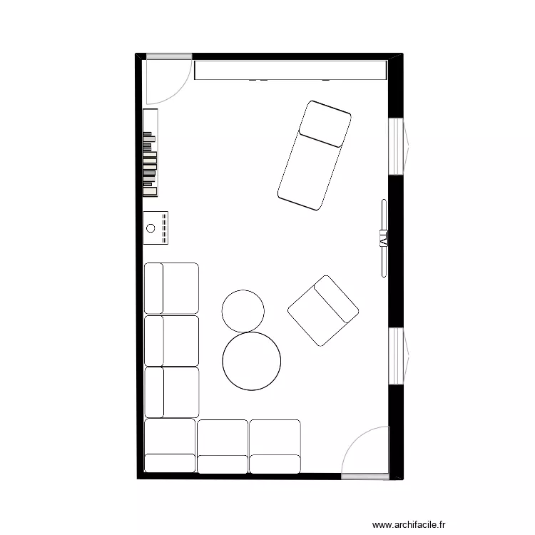 salon caro. Plan de salon caro. Plan de