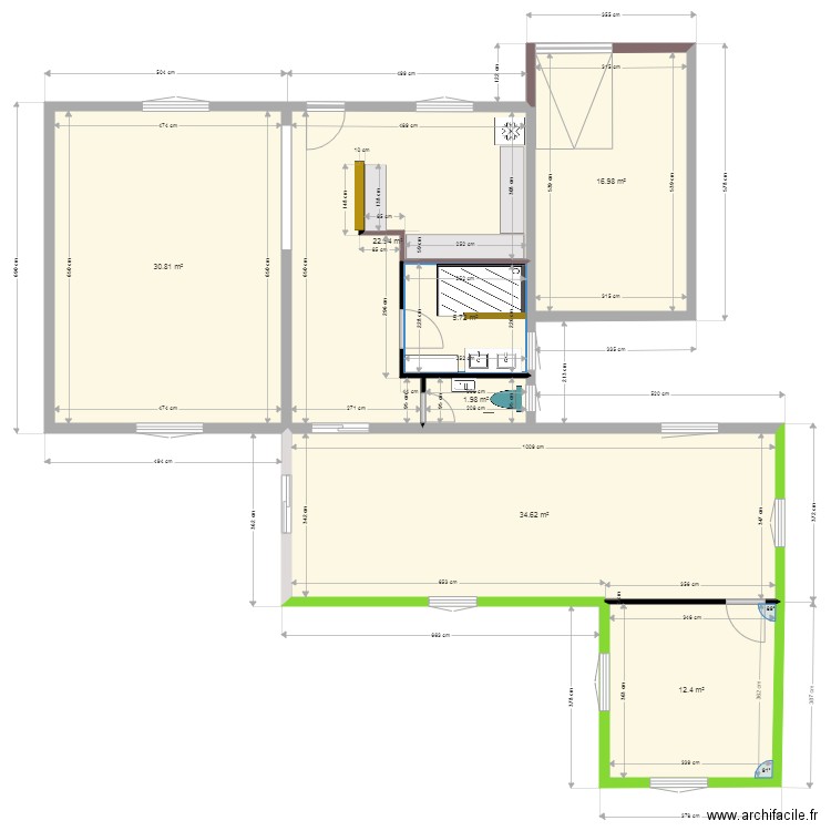 extension plan parcelle v2. Plan de 0 pièce et 0 m2