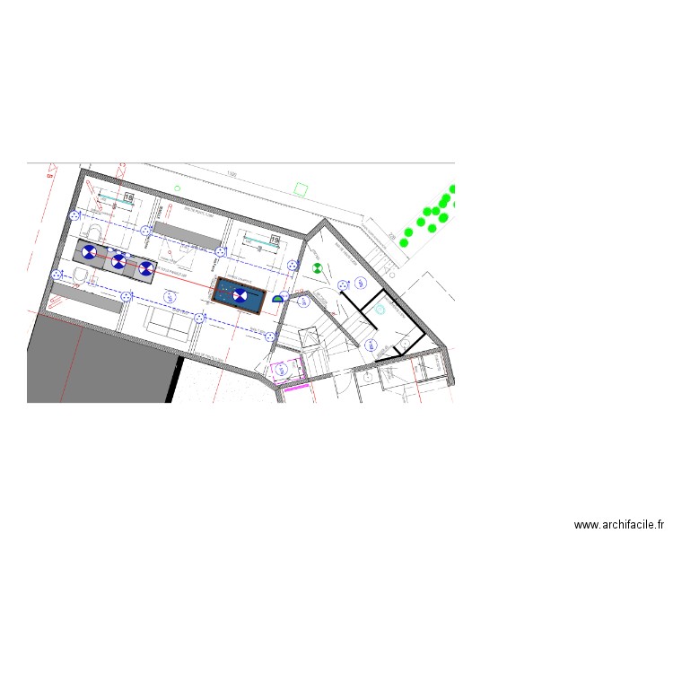 plan grenier 1123. Plan de 0 pièce et 0 m2