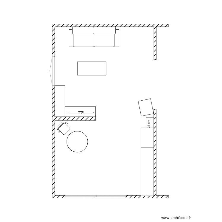 Garage parents après transfo. Plan de 0 pièce et 0 m2