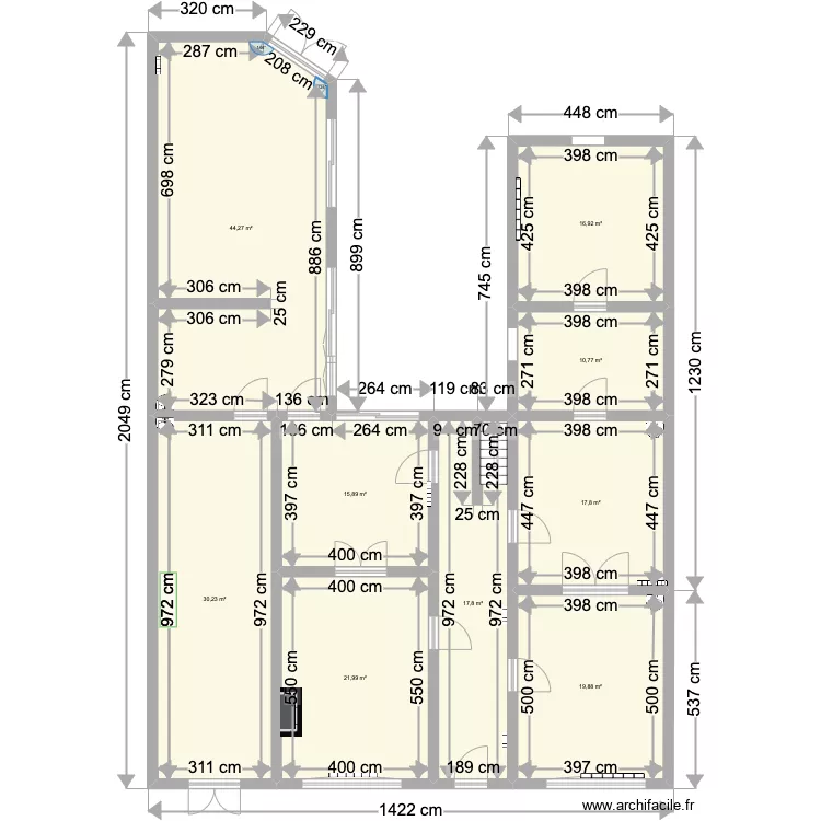 EghezeeBas - RDC AVANT. Plan de 