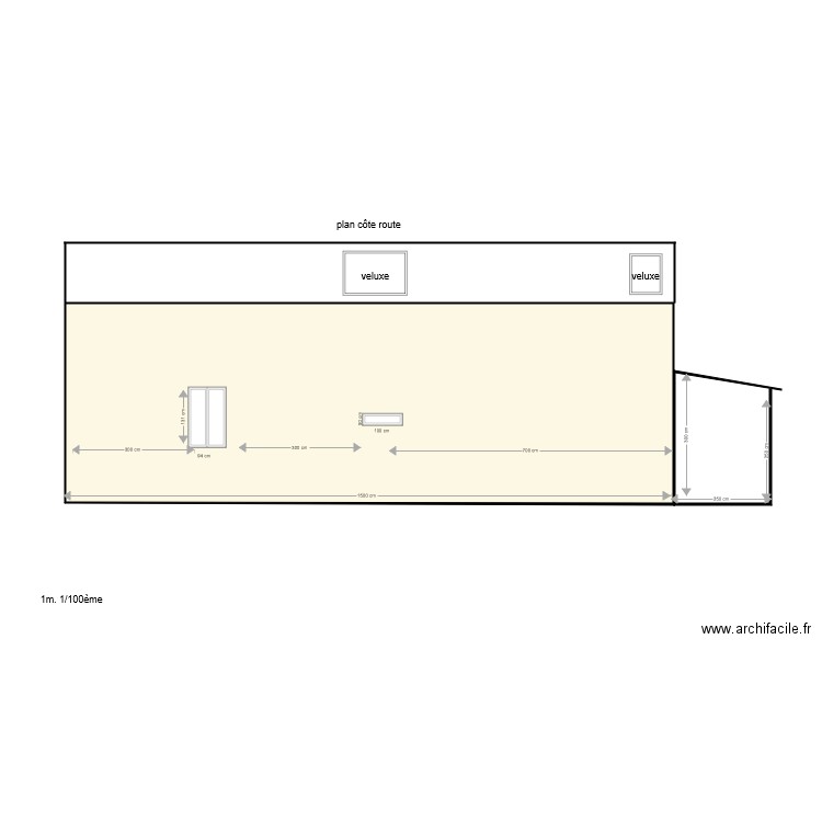  plan cote route . Plan de 0 pièce et 0 m2