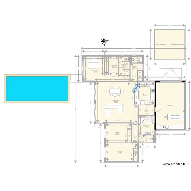 PLEIN PIED 4. Plan de 0 pièce et 0 m2