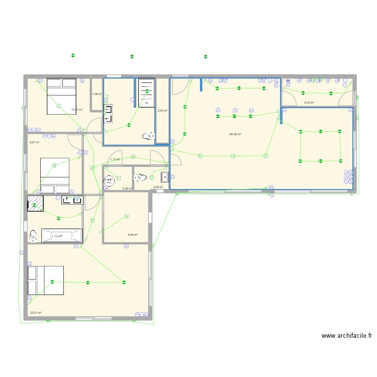 MAISON PASCALE. Plan de 0 pièce et 0 m2