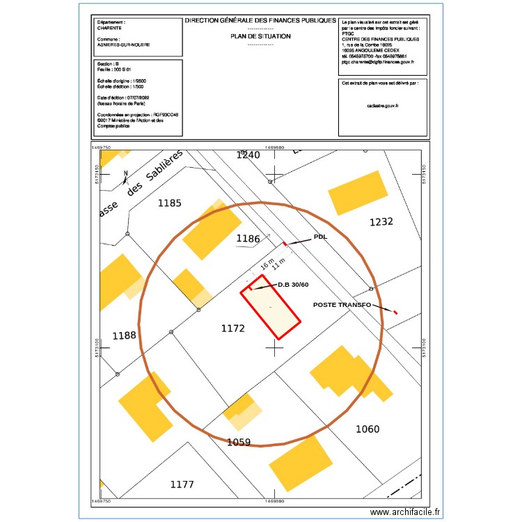 ENEDIS CAMILLE ET MATHIEU. Plan de 1 pièce et 139 m2