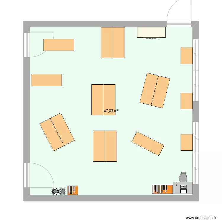 Plan Class E Plan – classe – Par rafaprf ️ | ArchiFacile