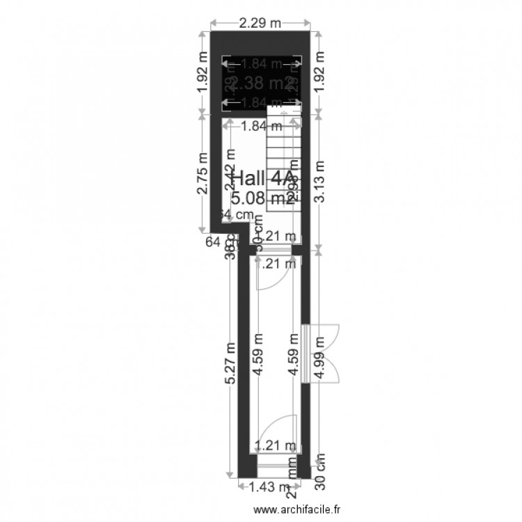 APPARTEMENT 4A  Rez de chaussée. Plan de 0 pièce et 0 m2