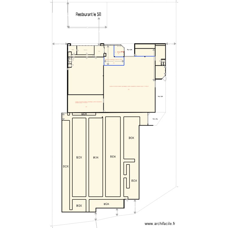 Zilo travaux sols. Plan de 0 pièce et 0 m2