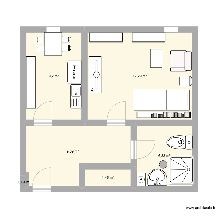 madam R. Plan de 0 pièce et 0 m2
