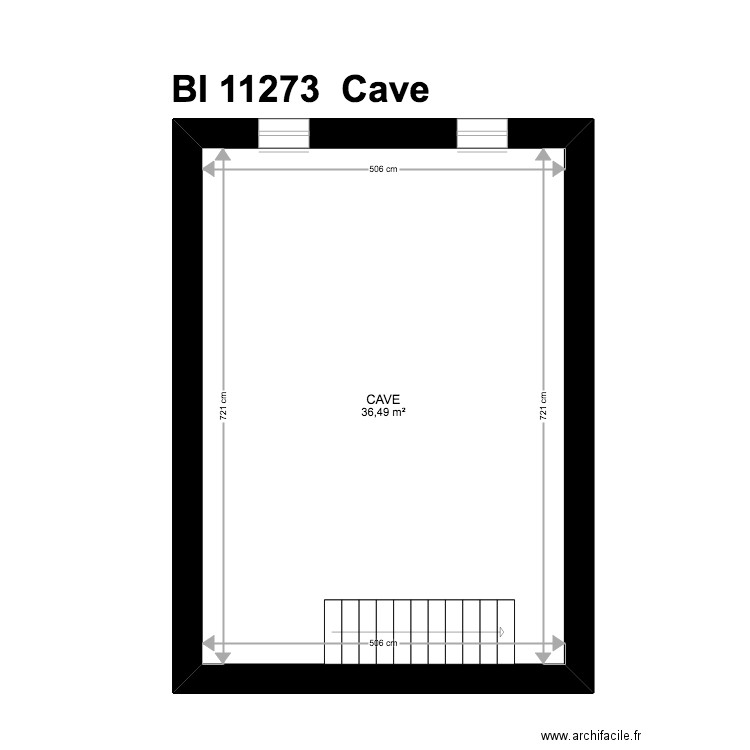 BI 11273. Plan de 28 pièces et 485 m2