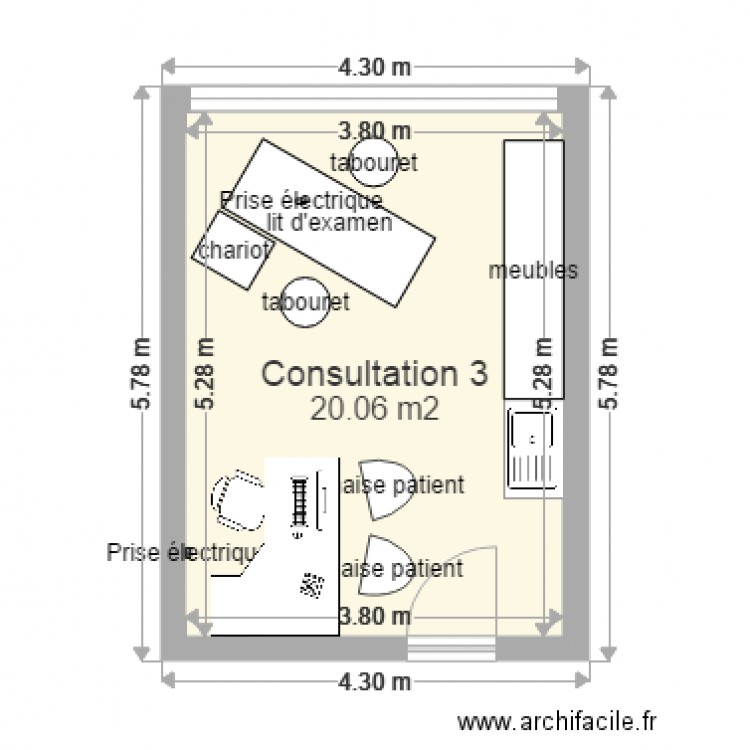 Consultation 3f. Plan de 0 pièce et 0 m2