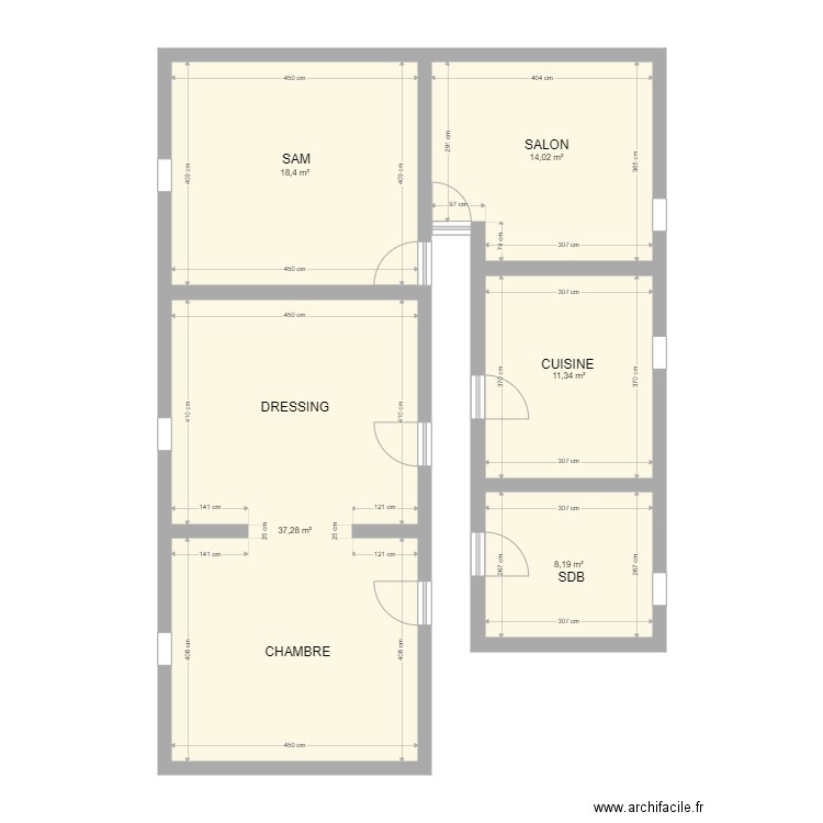 Sandra. Plan de 0 pièce et 0 m2