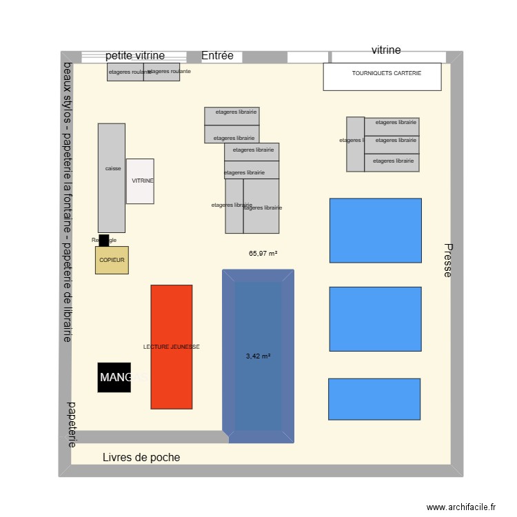 MAG5. Plan de 2 pièces et 69 m2