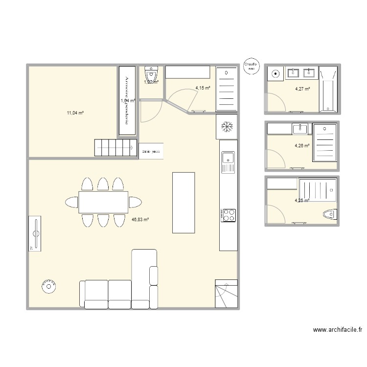 loft 19 test 2. Plan de 0 pièce et 0 m2