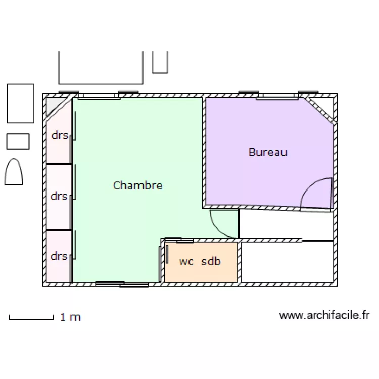 Etage projet III . Plan de 