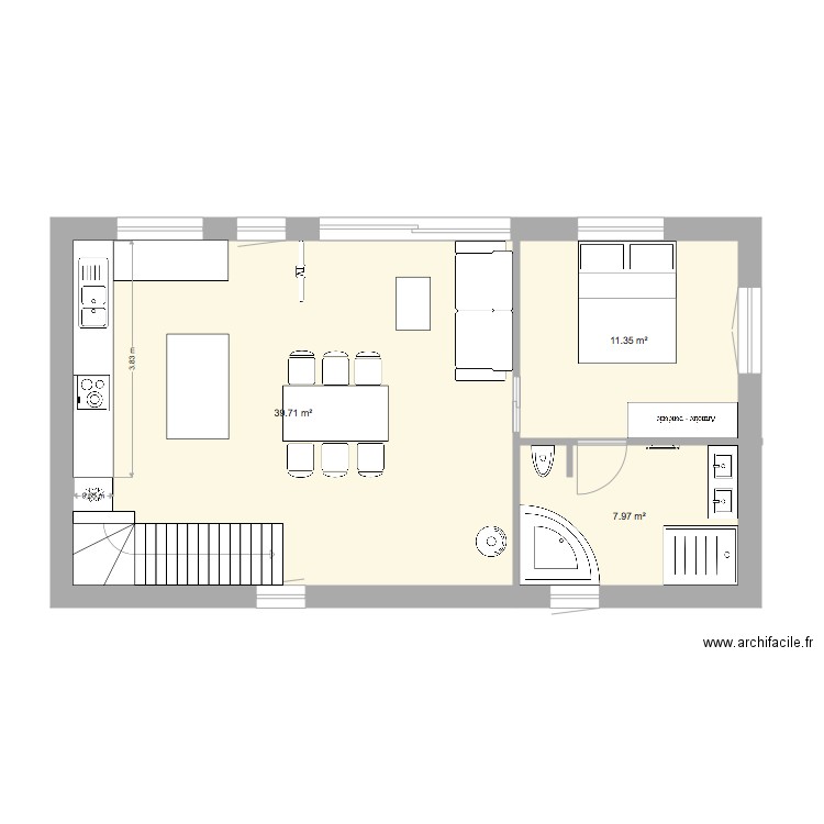 etage 2. Plan de 0 pièce et 0 m2
