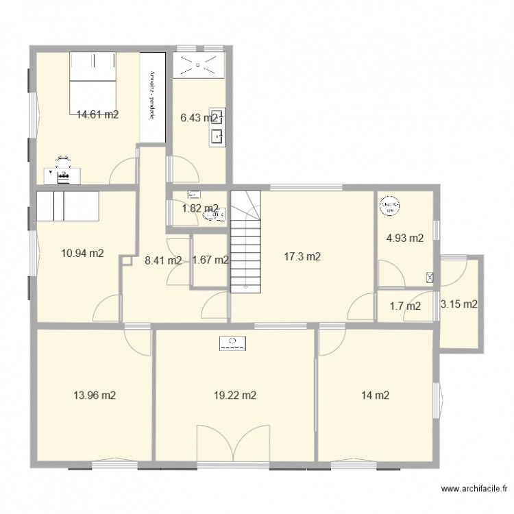 Vigon extension rdc. Plan de 0 pièce et 0 m2