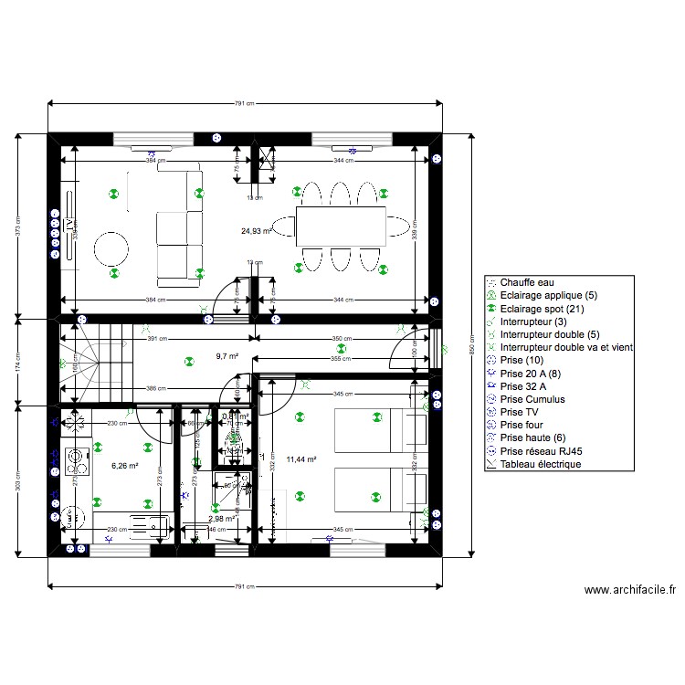 R+1 - EDOUARD. Plan de 0 pièce et 0 m2