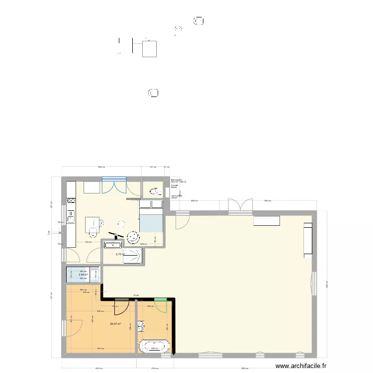                    Yvrac RDC PROJET 07 01 2023. Plan de 