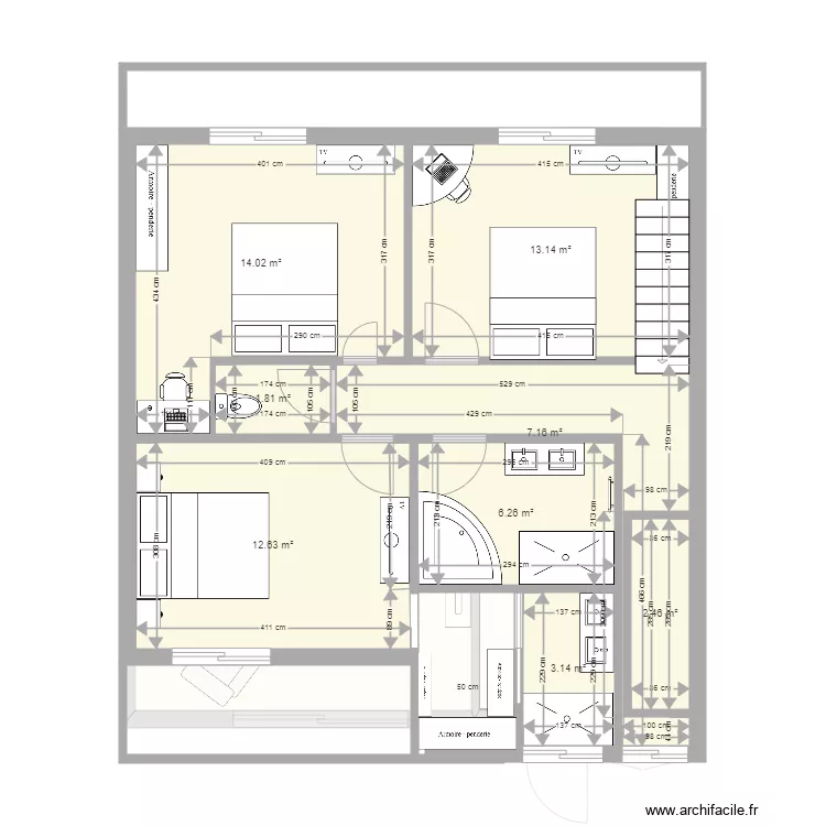 sonim2 etage projet5. Plan de 