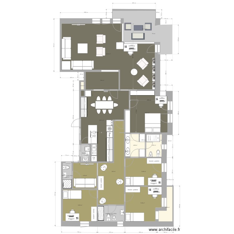 Diagonal 672 Terrasse. Plan de 0 pièce et 0 m2