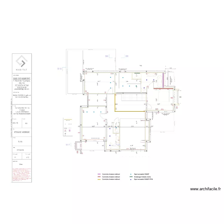 LANG Etage. Plan de LANG Etage. Plan de