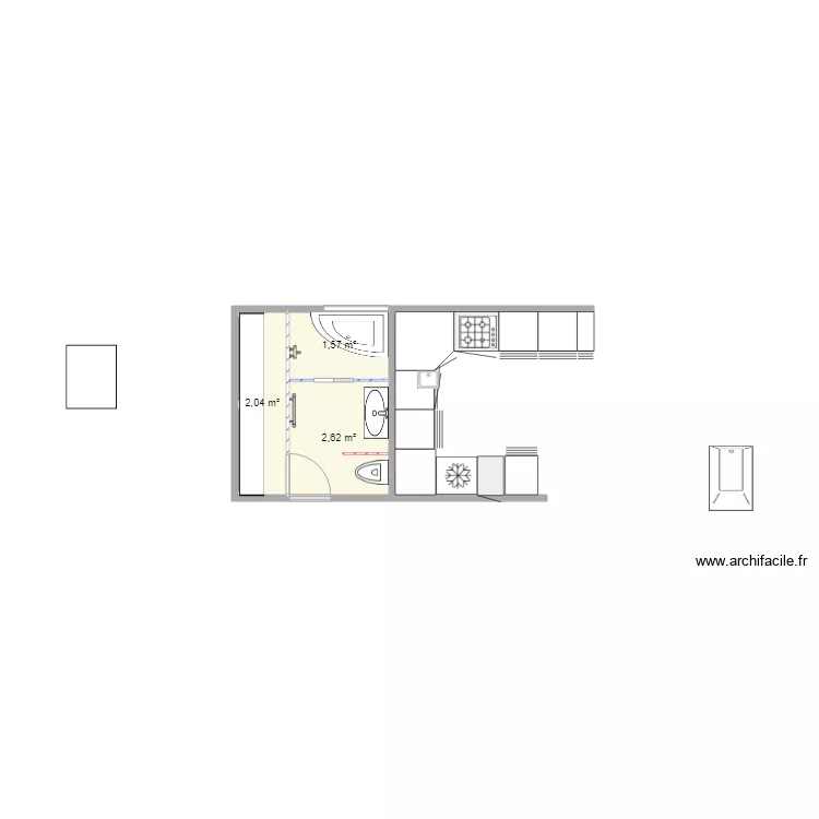 SDB 8 CINQ. Plan de 