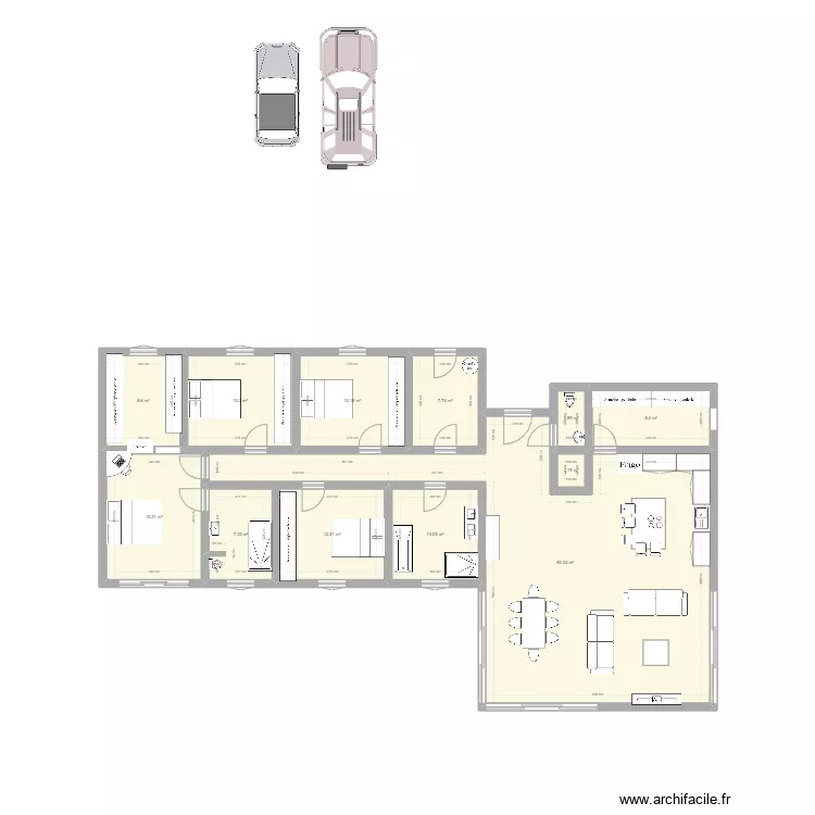 Maison de nos r&ecirc;ves ter. Plan de 