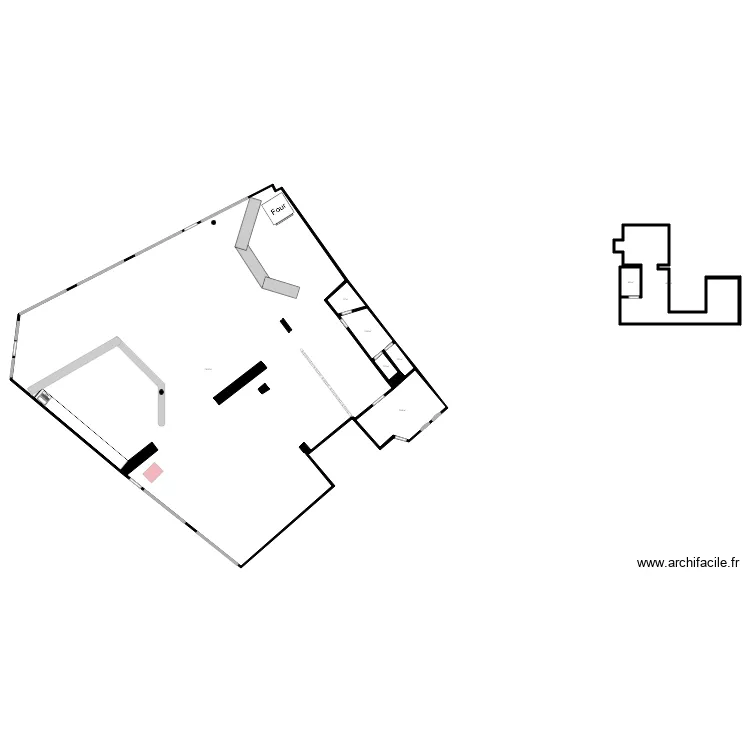 BAR LE FLOREAL . Plan de 