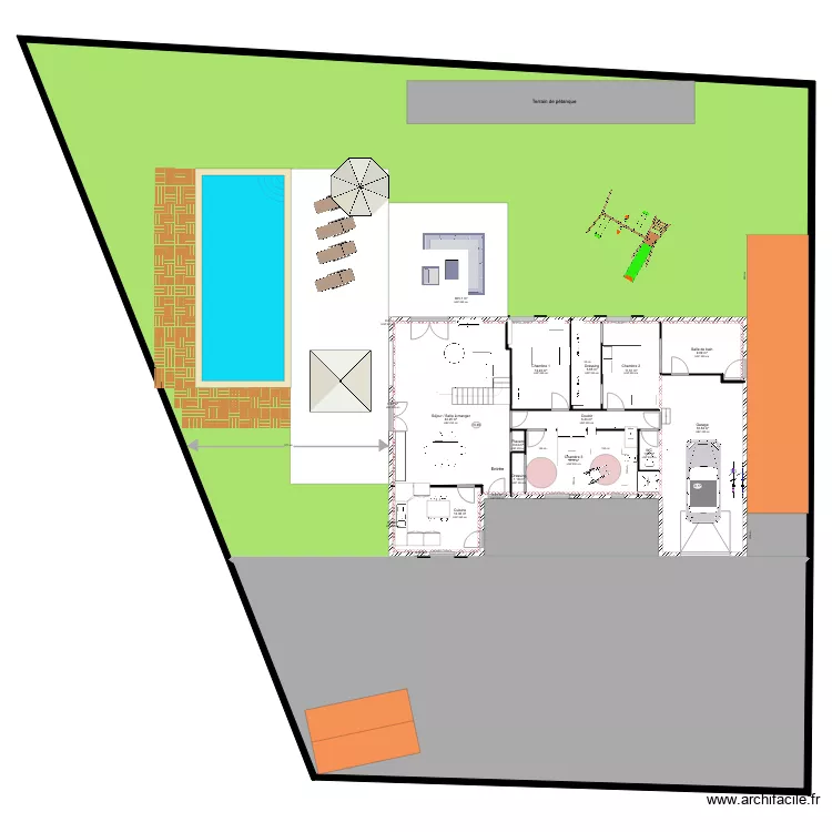 CISLAGHI AMENAGEMENT EXT. Plan de 