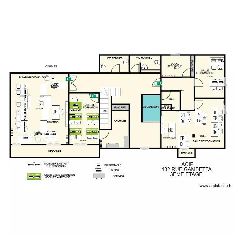 ACIF 3EME ETAGE DEFINITIF 2. Plan de 