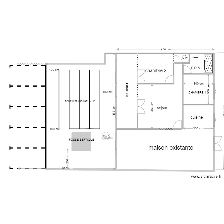 plan 3 mares7. Plan de 2 pièces et 26 m2